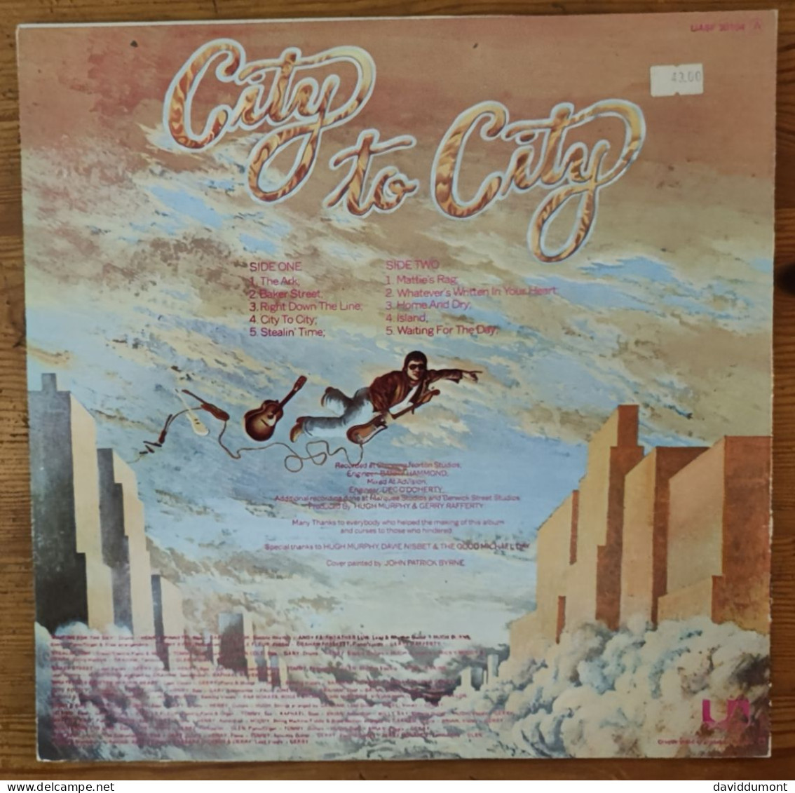 GERRY RAFFERTY - ALBUM LP 33 TOURS - Other & Unclassified