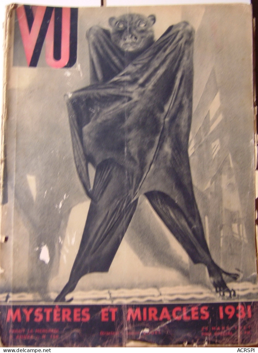 Revue VU N°158 Mars 1931  Chatelard Monod Cayenne Radiographie - 1900 - 1949