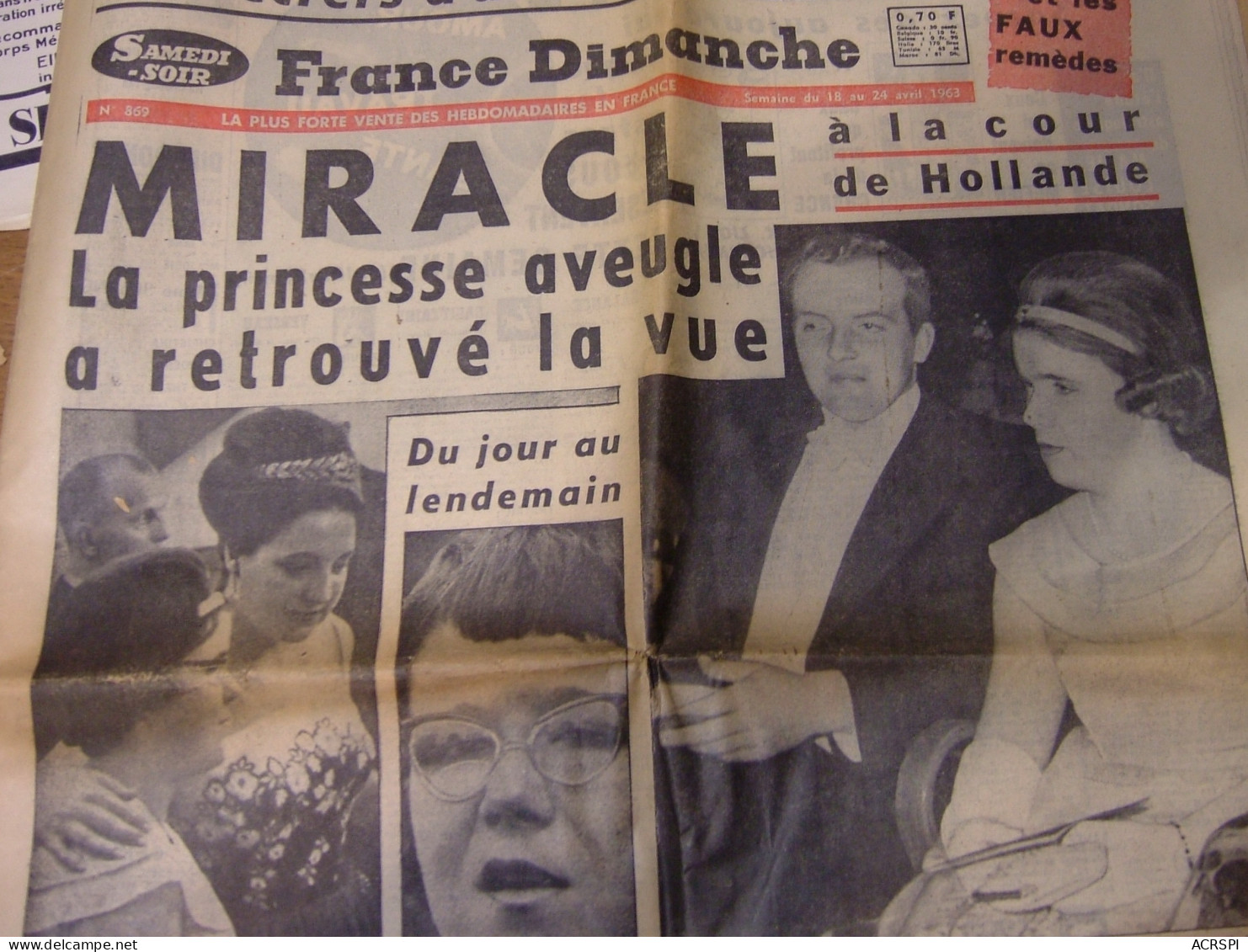 Lot De Divers Journaux France Soir Figaro France Dimanche - 1950 à Nos Jours