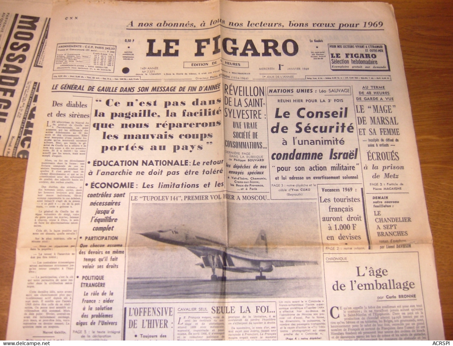 Lot De Divers Journaux France Soir Figaro France Dimanche - 1950 à Nos Jours