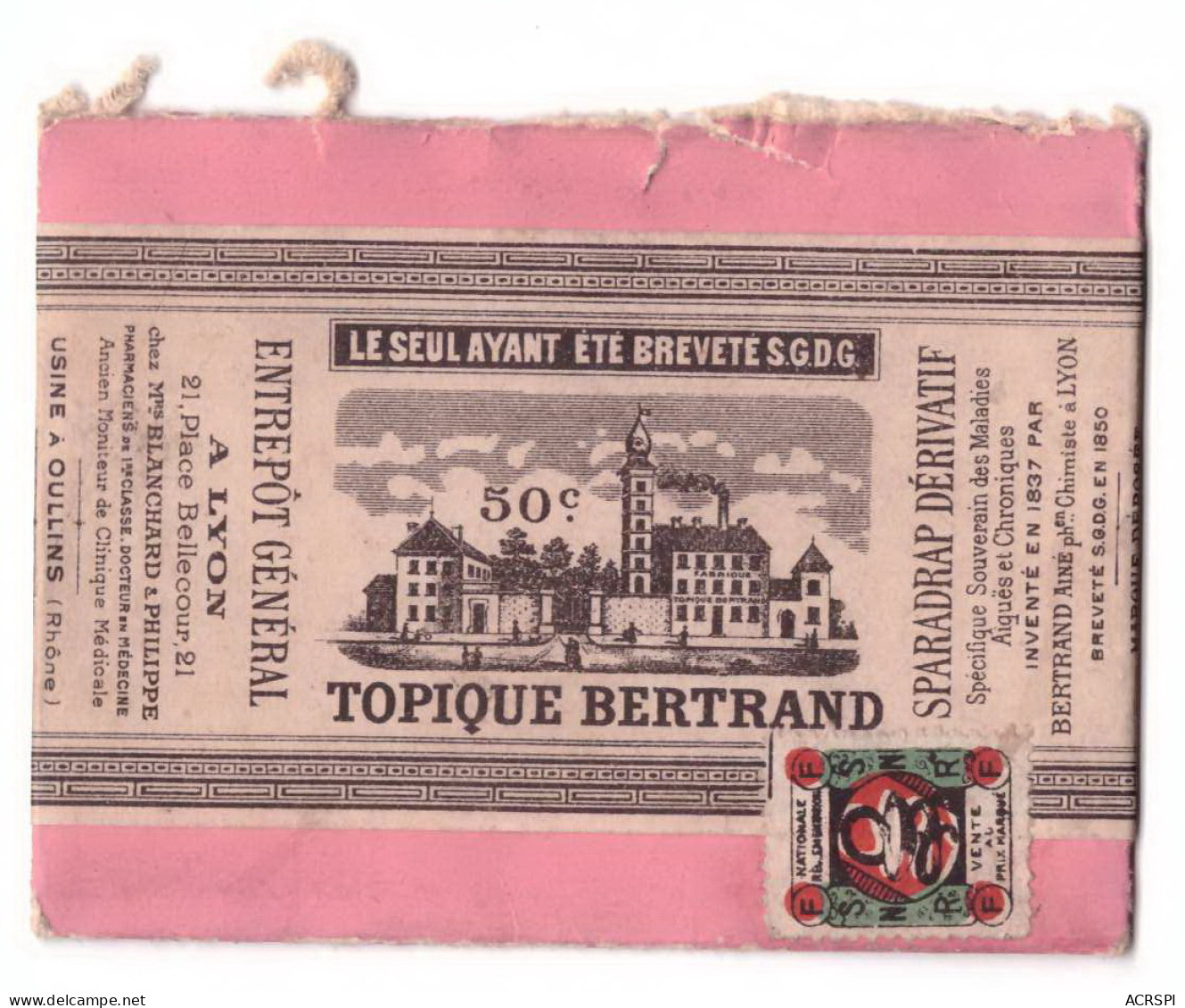 TOPIQUE BERTRAND  Deux Petites Pages Pages 11X16cms Et Une Enveloppe Rose  Année Entre 1894 Et 1920 - 1800 – 1899