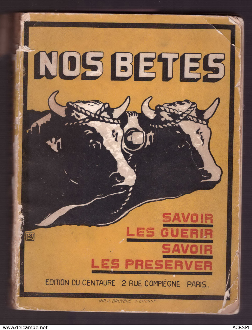 Gros Manuel De Médecine Vétérinaire Animaux De La Ferme Vache Mouton Poule Cheval Boeufs Cochon 280 Pages - Encyclopaedia