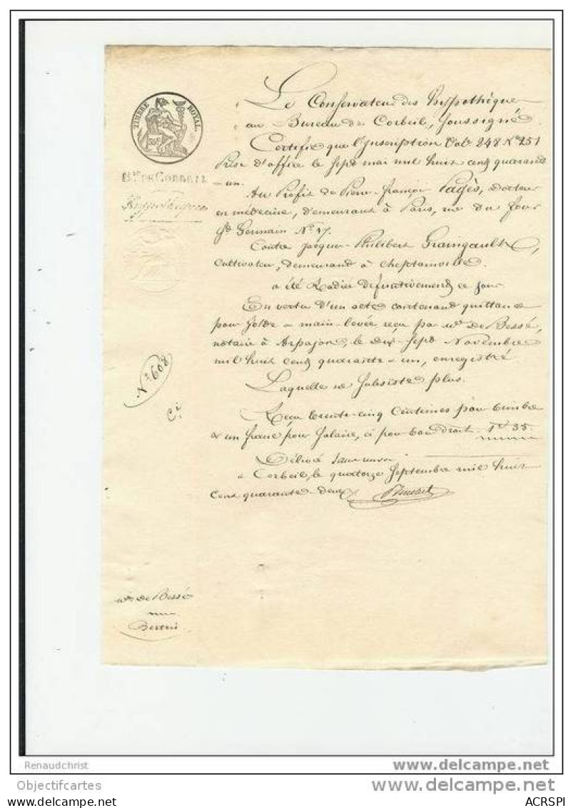 Document Calligraphie Le Document Comporte 1 Pages Manuscrites - Manuscripts