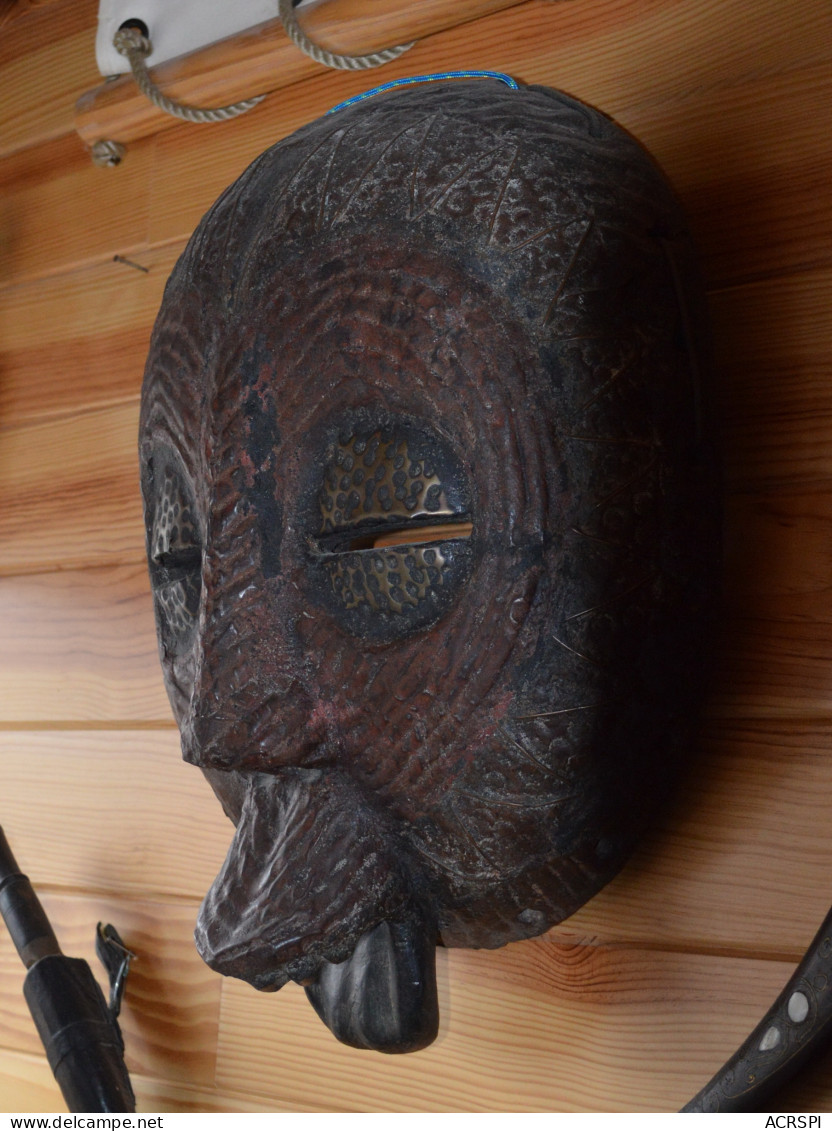 Masque Africain Cote D'Ivoire Collecte Yamoussoukro Ethnie Senoufo - African Art