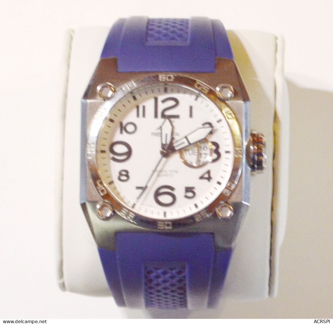 Montre REGATA Sports Time Modèle R14001 Année 2014 Bracelet Bleu - Orologi Di Lusso