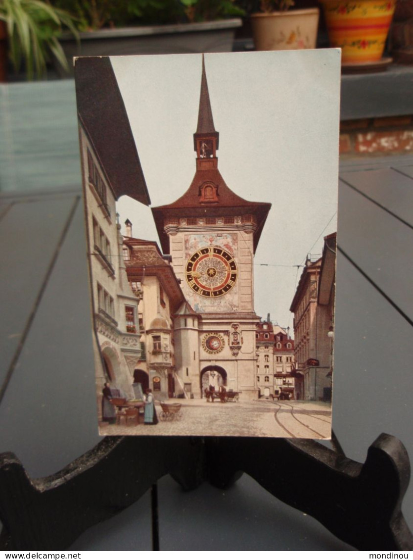 Belle Cpa BERN Der Zeitglockenturm. Berne Tour De L'Horloge. Farbenphotograph.v. H. Hildenbrand N. Lumièreverfahren - Other & Unclassified