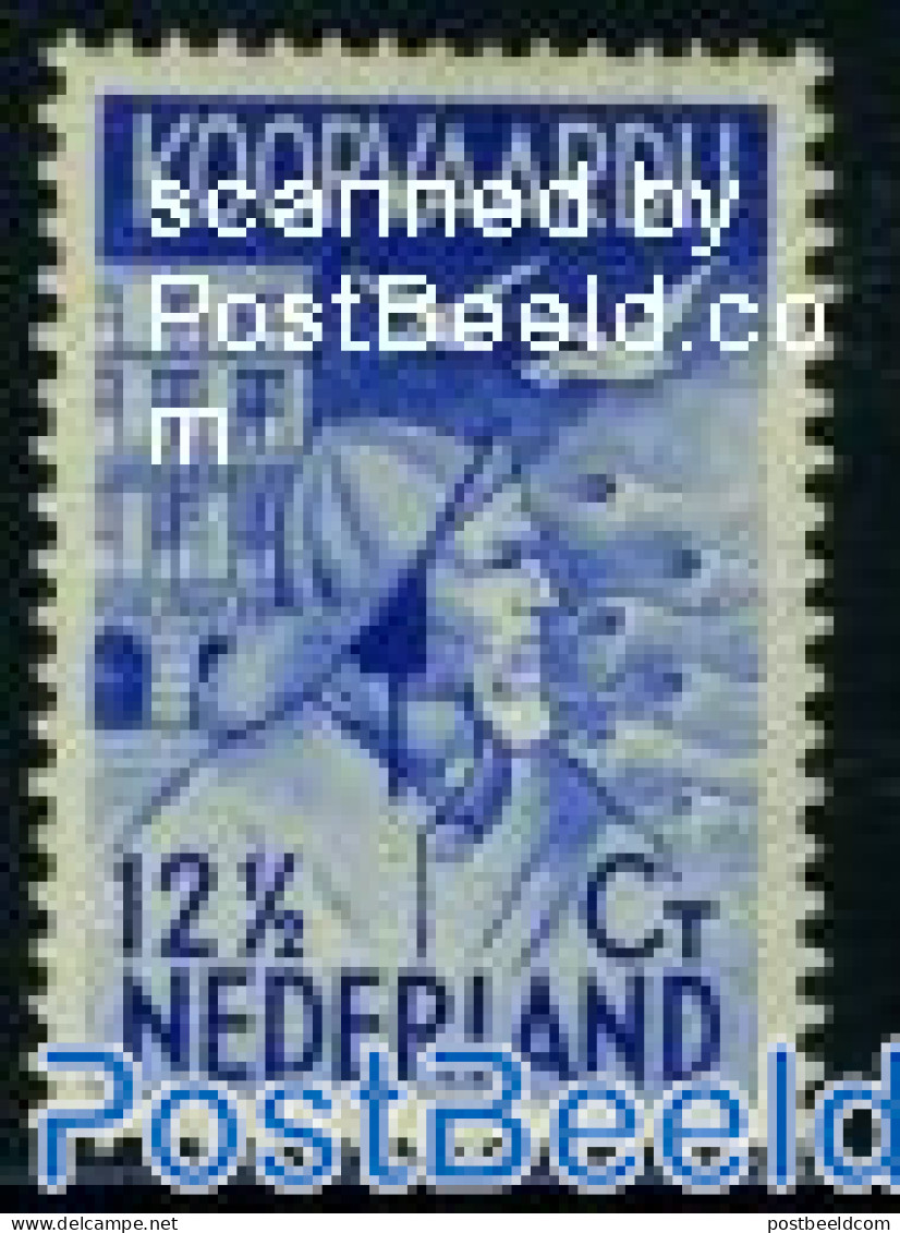 Netherlands 1933 12.5c, Seamens House Stamp Out Of Set, Mint NH - Ongebruikt