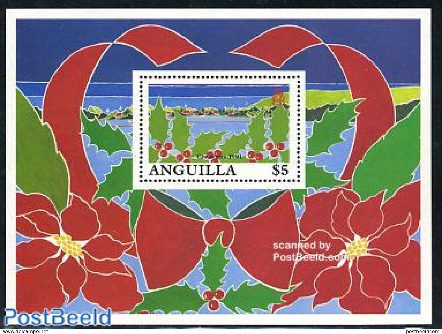 Anguilla 1991 Christmas S/s, Mint NH, Religion - Christmas - Weihnachten