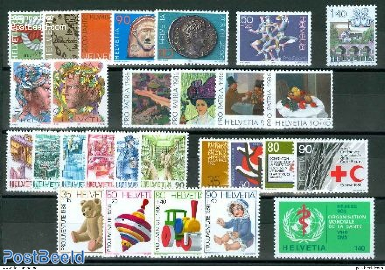 Switzerland 1986 Yearset 1986, Complete, 28v (incl., Mint NH, Various - Yearsets (by Country) - Ongebruikt