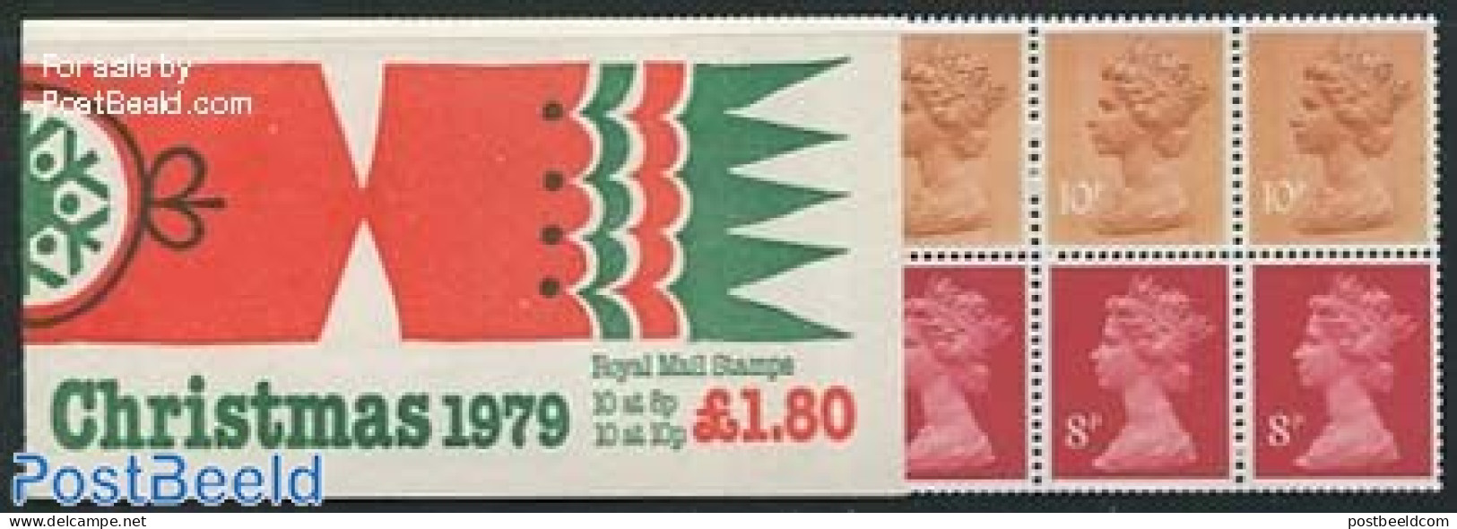 Great Britain 1979 Christmas Booklet, Mint NH, Religion - Christmas - Stamp Booklets - Neufs