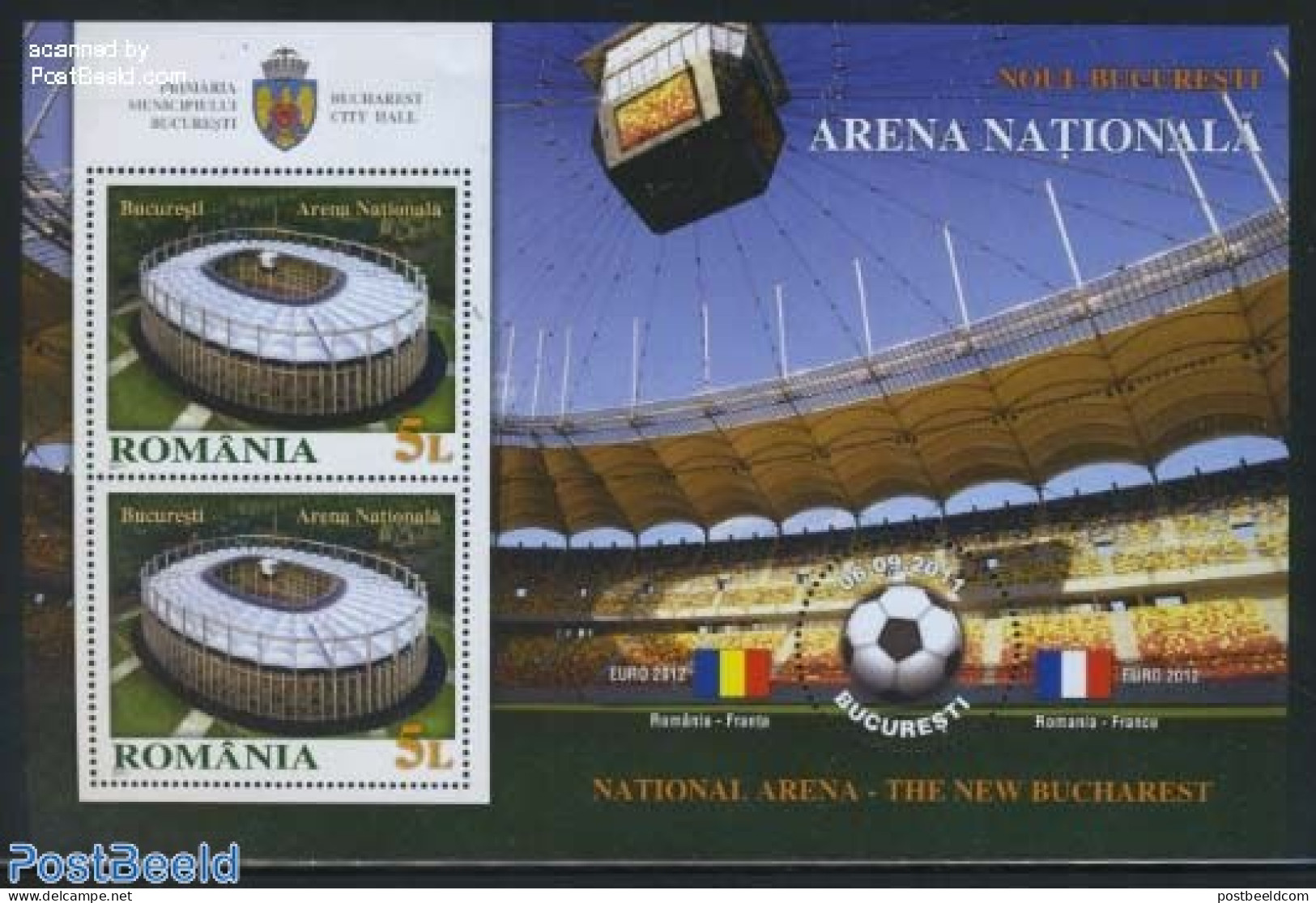 Romania 2011 National Arena S/s, Mint NH, Sport - Sport (other And Mixed) - Unused Stamps