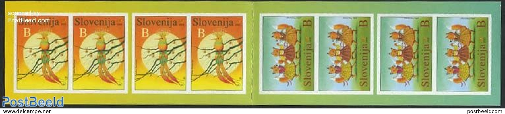 Slovenia 2003 Fairy Tales Booklet S-a, Mint NH, Various - Stamp Booklets - Greetings & Wishing Stamps - Non Classés
