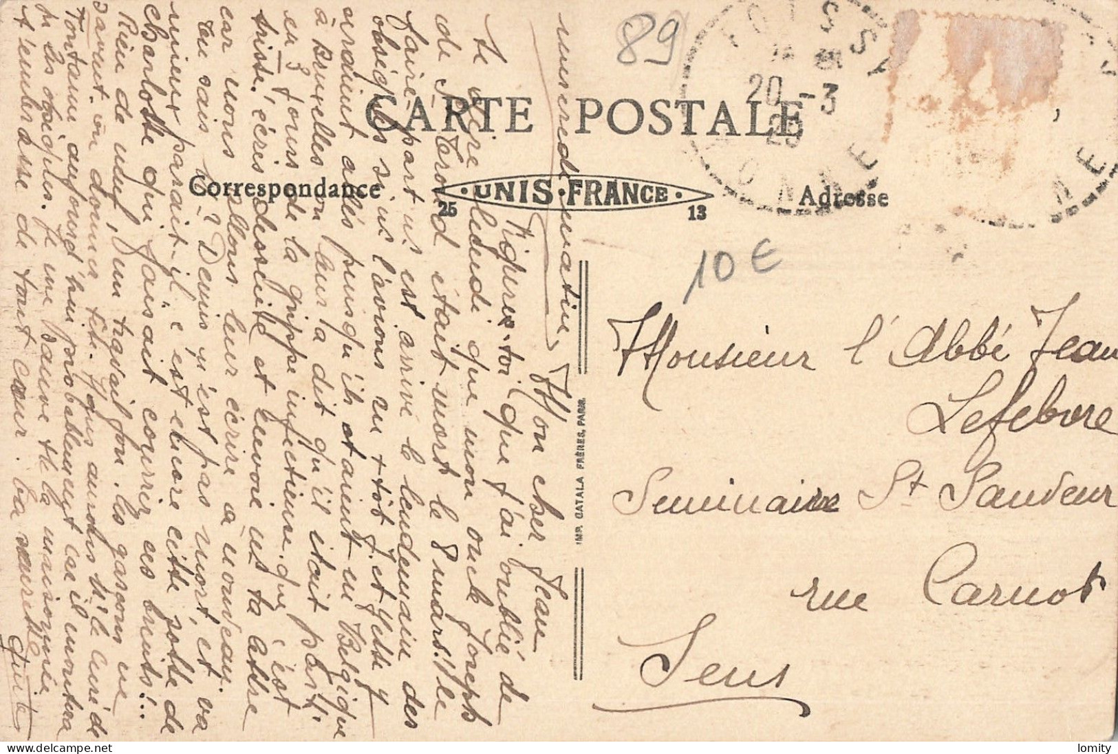 Destockage lot de 29 cartes postales CPA de l' Yonne Villeneuve Guyard Arcy sur Cure Cravant Joigny Sens Auxerre Avallon