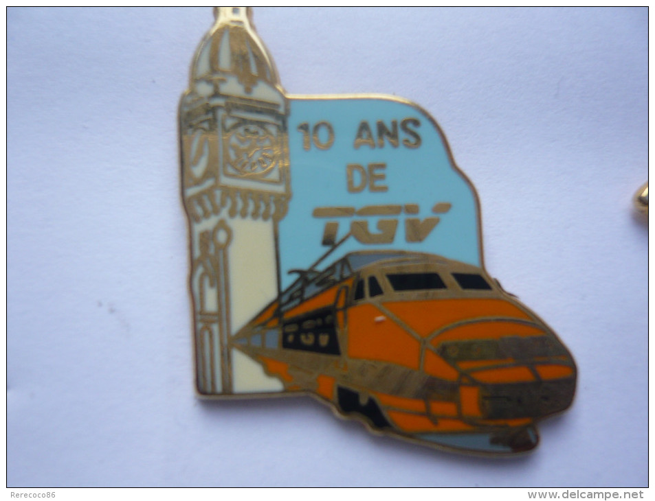 Pins BALLARD DORE OR FIN 10 ANS DE TGV - TGV