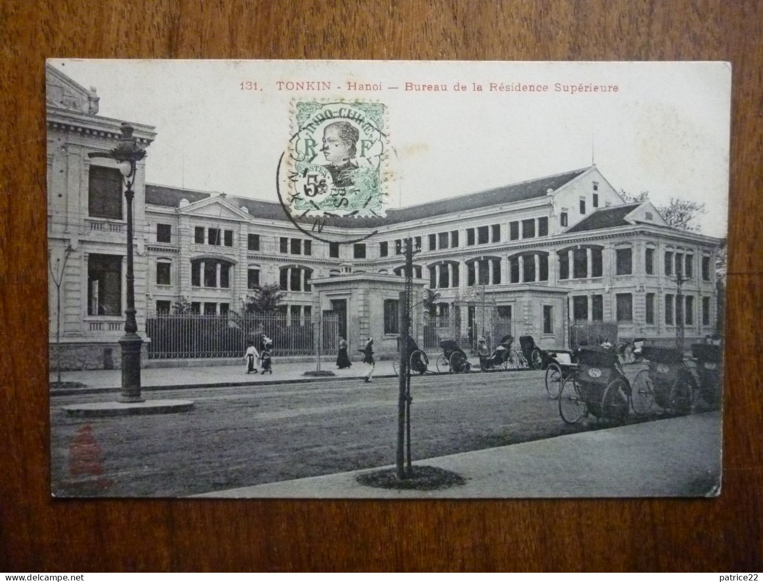 CPA écrite Timbre Stamp - VIETNAM TONKIN HANOI Bureau De La Residence Superieure - Vietnam