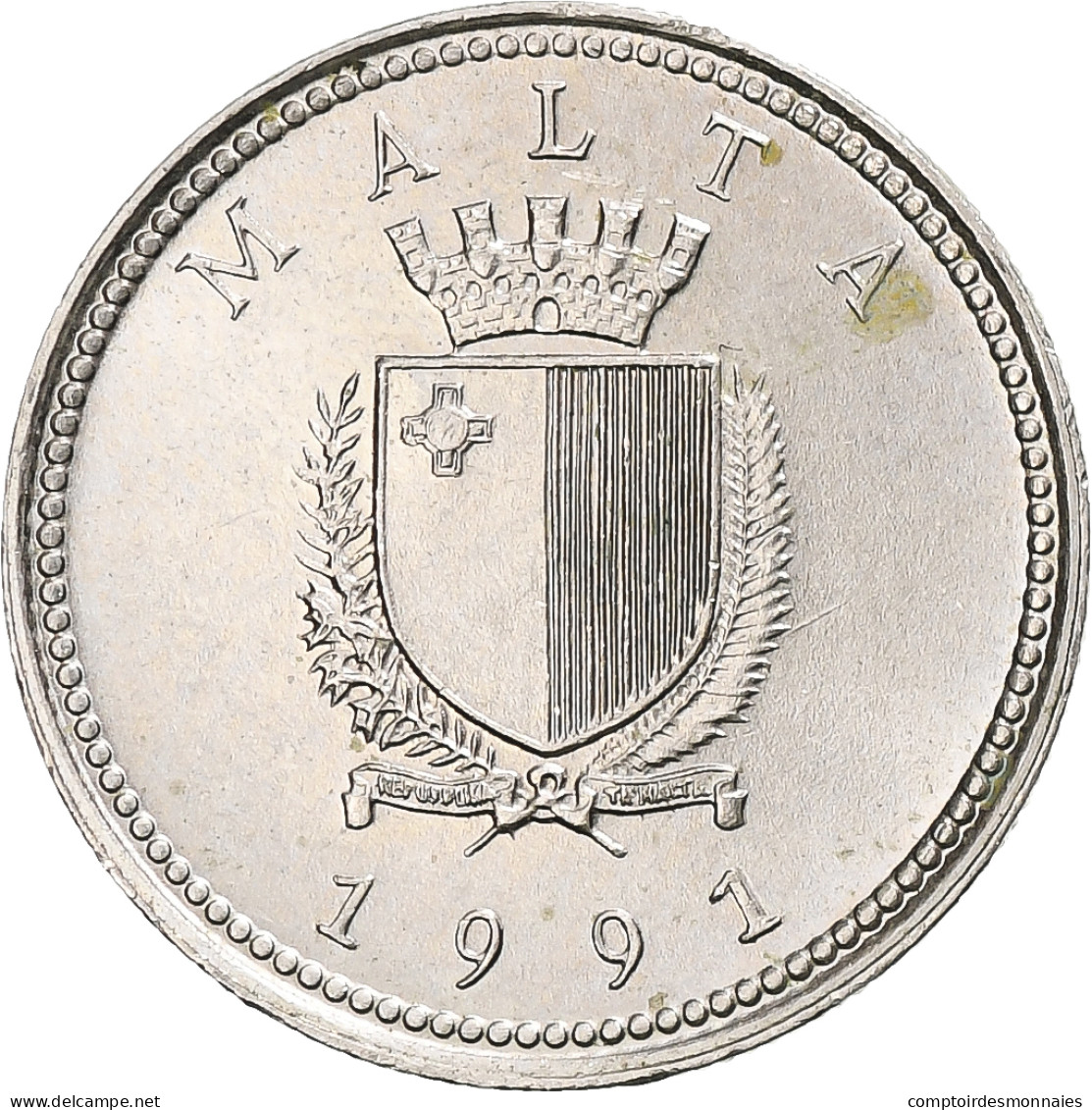 Malte, 2 Cents, 1991 - Malte
