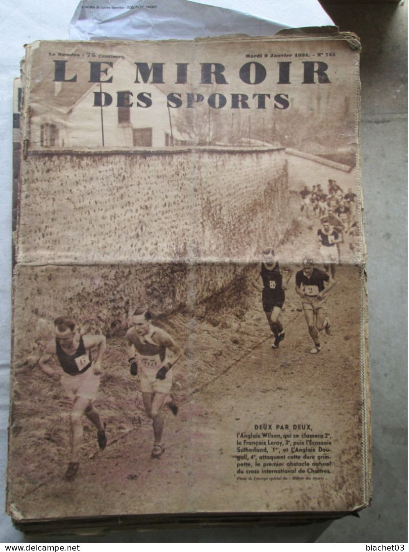 LE MIROIR DES SPORTS  N°745  1934 - Deportes