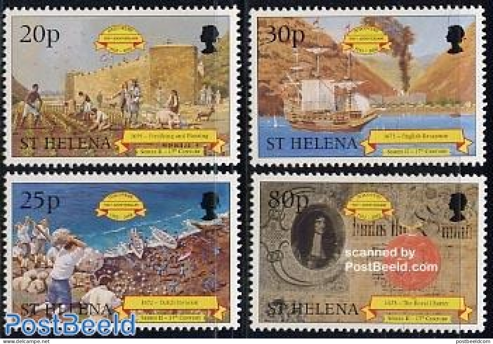 Saint Helena 1998 Discovery 500th Anniversary 4v, Mint NH, History - Transport - Explorers - History - Netherlands & D.. - Esploratori