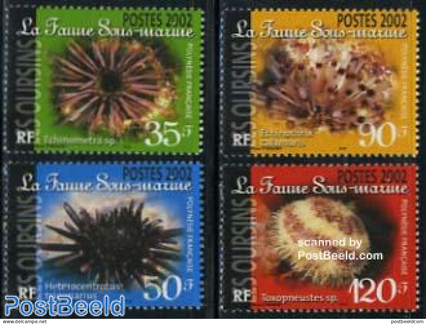 French Polynesia 2002 Marine Life 4v, Mint NH, Nature - Shells & Crustaceans - Nuevos