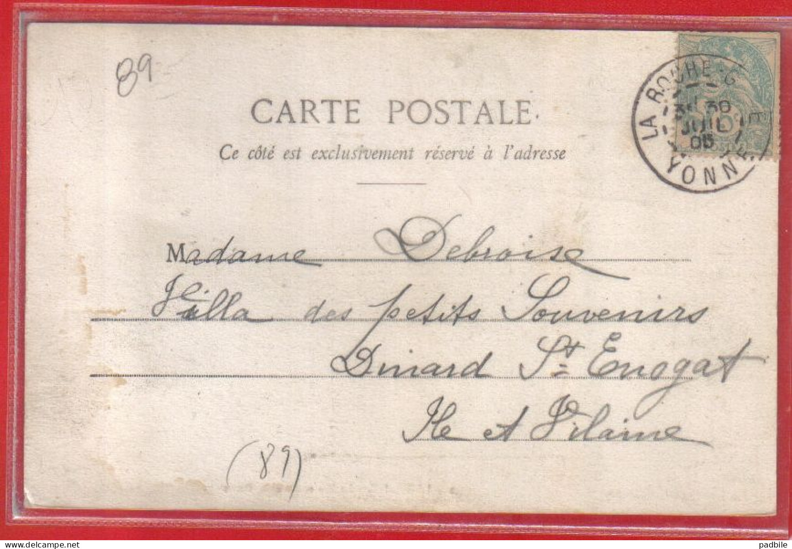 Carte Postale 89. Laroche  La Passerelle Et La Poste  Très Beau Plan - Laroche Saint Cydroine