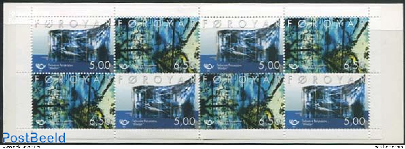 Faroe Islands 2002 Norden Booklet, Mint NH, History - Europa Hang-on Issues - Stamp Booklets - Art - Modern Art (1850-.. - Europese Gedachte
