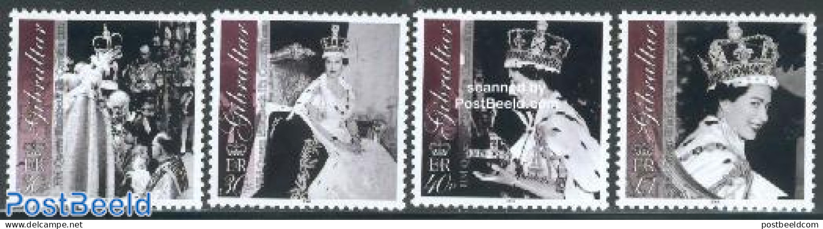 Gibraltar 2003 Golden Jubilee 4v, Mint NH, History - Kings & Queens (Royalty) - Koniklijke Families