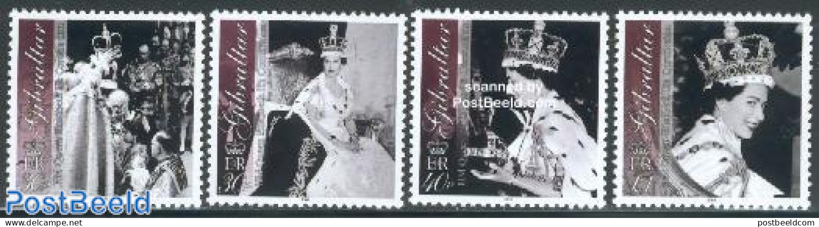 Gibraltar 2003 Golden Jubilee 4v, Mint NH, History - Kings & Queens (Royalty) - Königshäuser, Adel