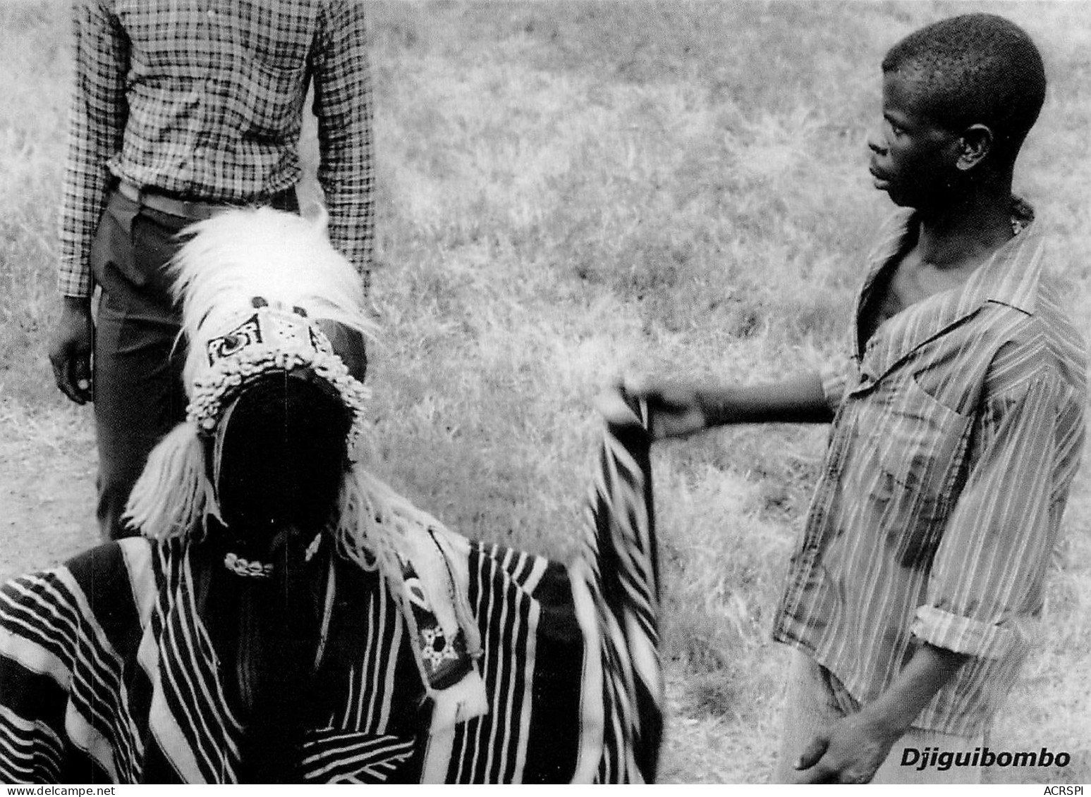 MALI  DJIGUIBOMBO DJIMDE Guerrier Courageux Village DOGON Du 22 Septembre 1961 Ed Larmes De Fruits Sauvages Boite Bois 1 - Malí