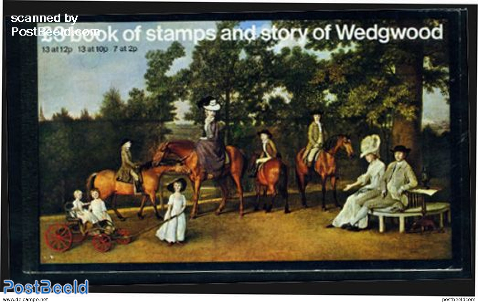 Great Britain 1980 Story Of Wedgewood Booklet, Mint NH, Stamp Booklets - Art - Art & Antique Objects - Ceramics - Ungebraucht