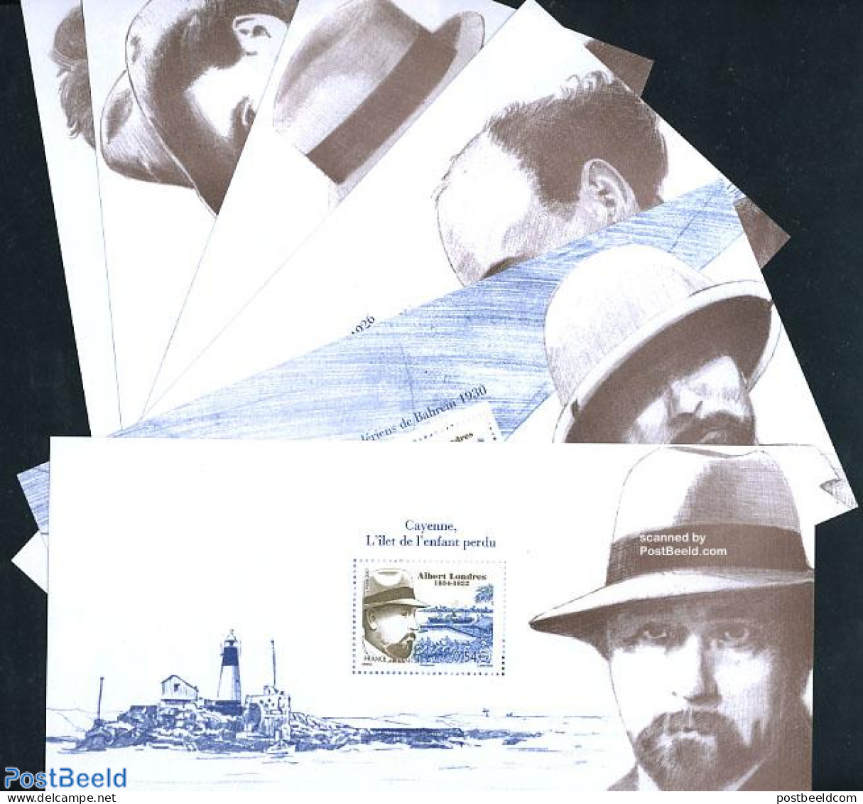France 2007 Albert Londres, Limited Sheets, 6 S/s, Mint NH, Transport - Various - Ships And Boats - Lighthouses & Safe.. - Ungebraucht