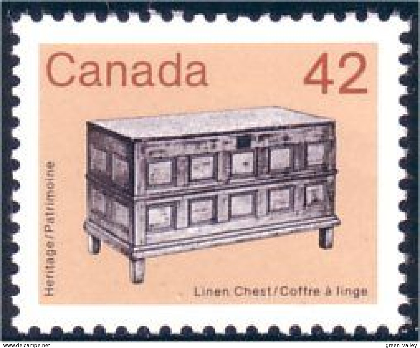 Canada Meuble Vetements Linen Chest MNH ** Neuf SC (C10-81a) - Unused Stamps