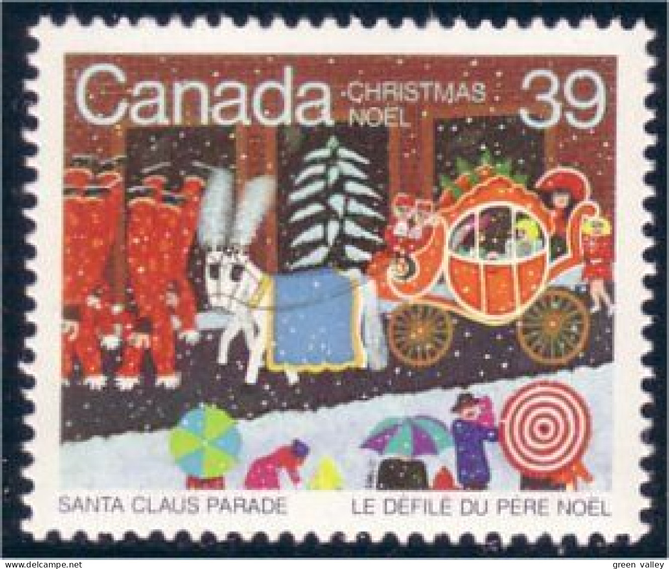 Canada Noel 1985 Christmas Parade Cendrillon Cinderella MNH ** Neuf SC (C10-68b) - Natale