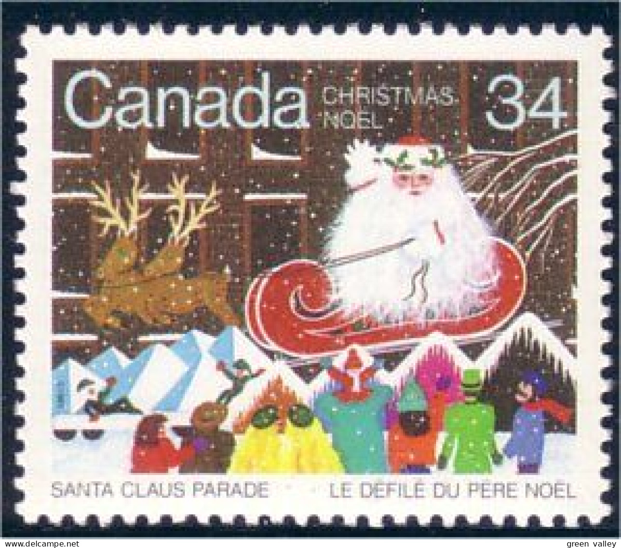 Canada Pere Noel Santa Claus Parade 1985 MNH ** Neuf SC (C10-67c) - Natale