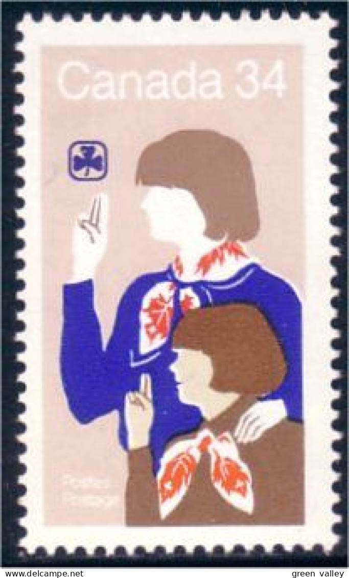 Canada Girl Guide Brownie Jeannette MNH ** Neuf SC (C10-62a) - Unused Stamps