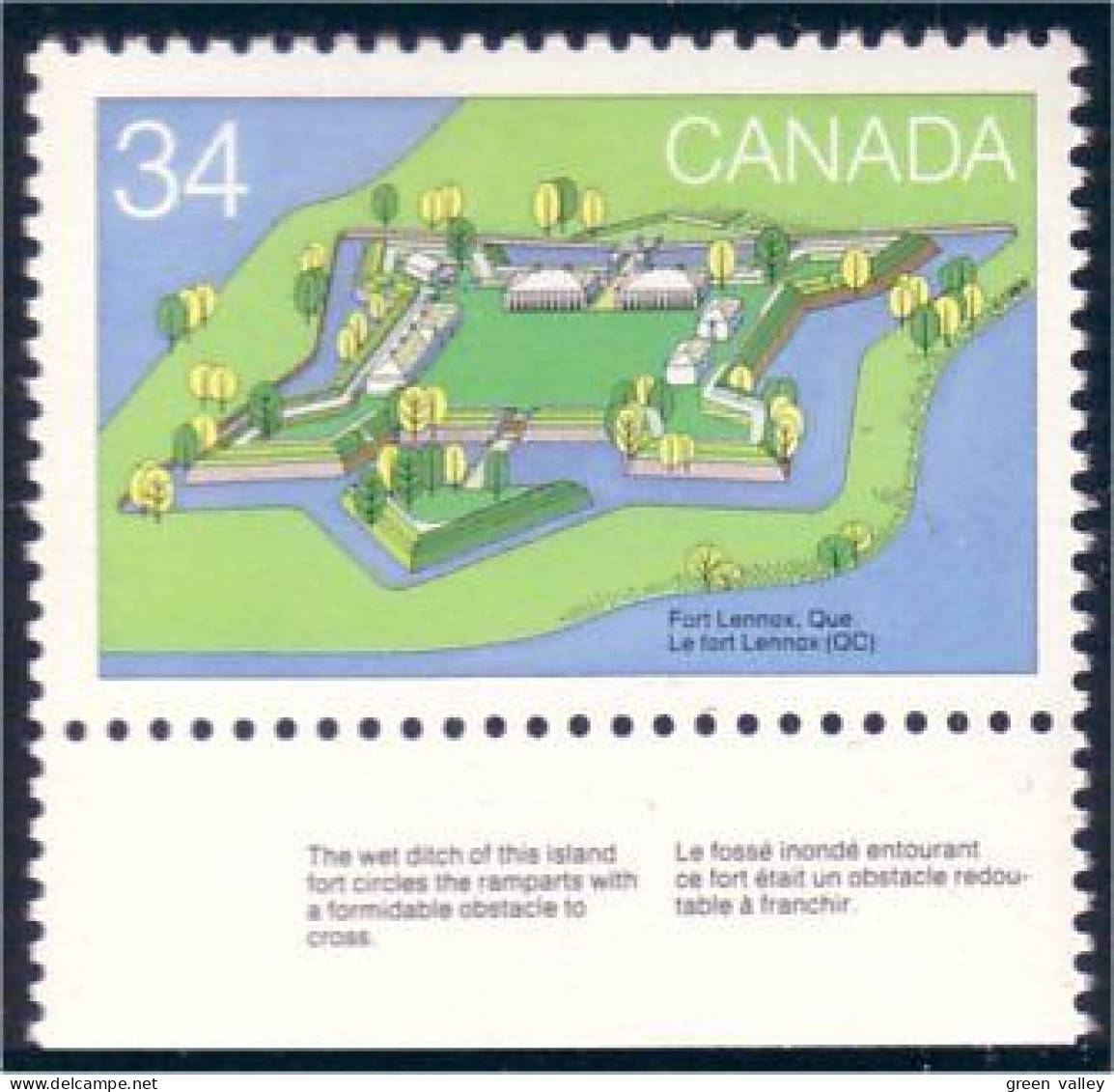 Canada Fort Lennox MNH ** Neuf SC (C10-57c) - Other & Unclassified