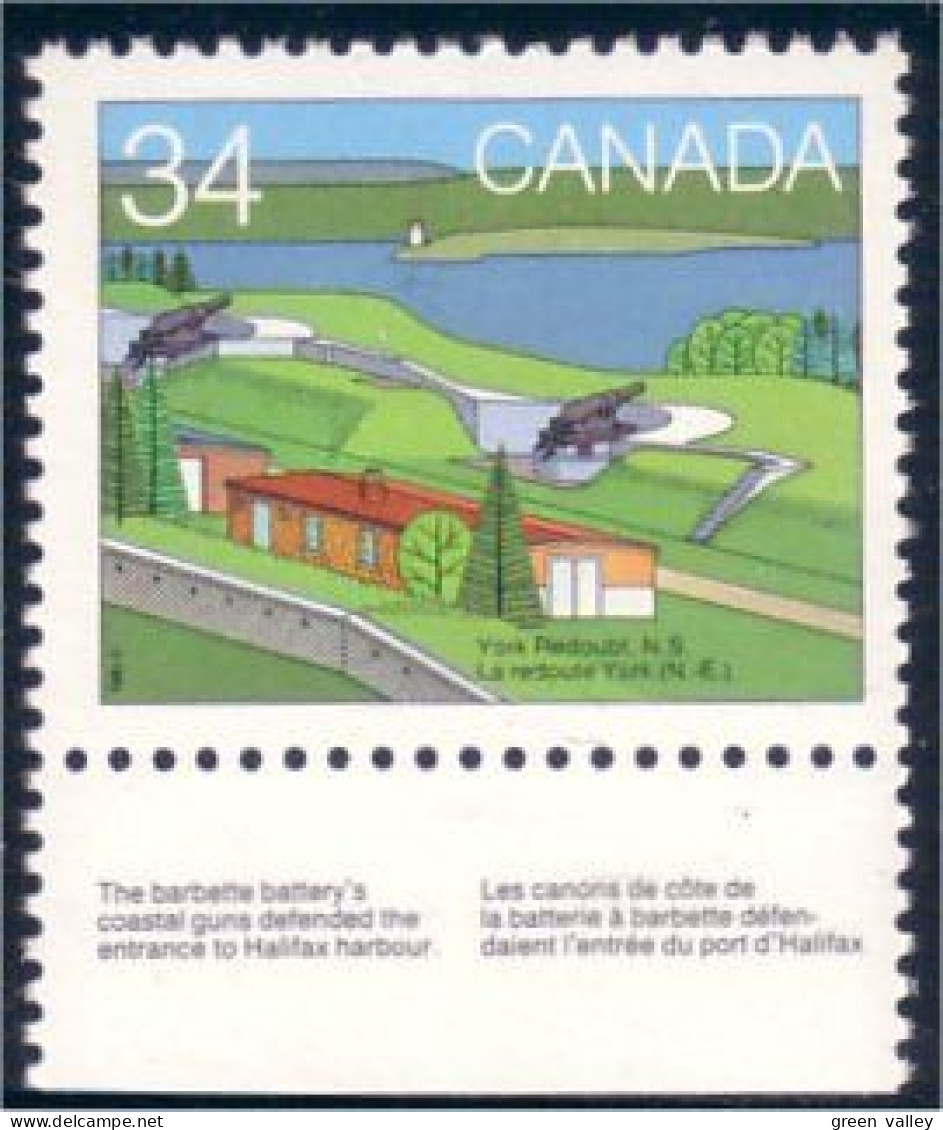 Canada York Redoubt MNH ** Neuf SC (C10-58a) - Unused Stamps