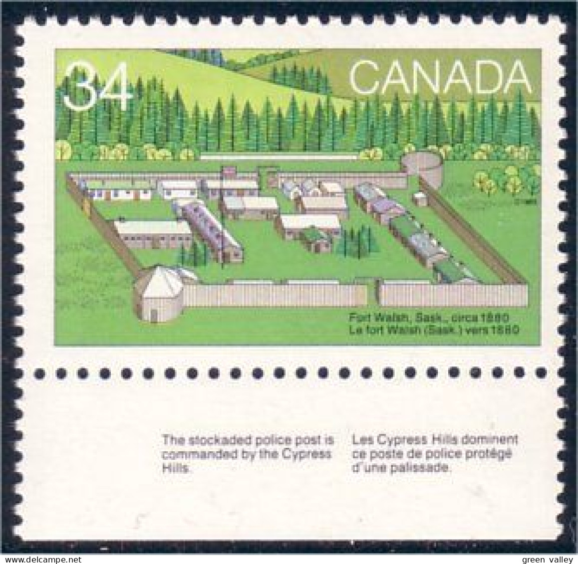 Canada Fort Walsh MNH ** Neuf SC (C10-56c) - Other & Unclassified