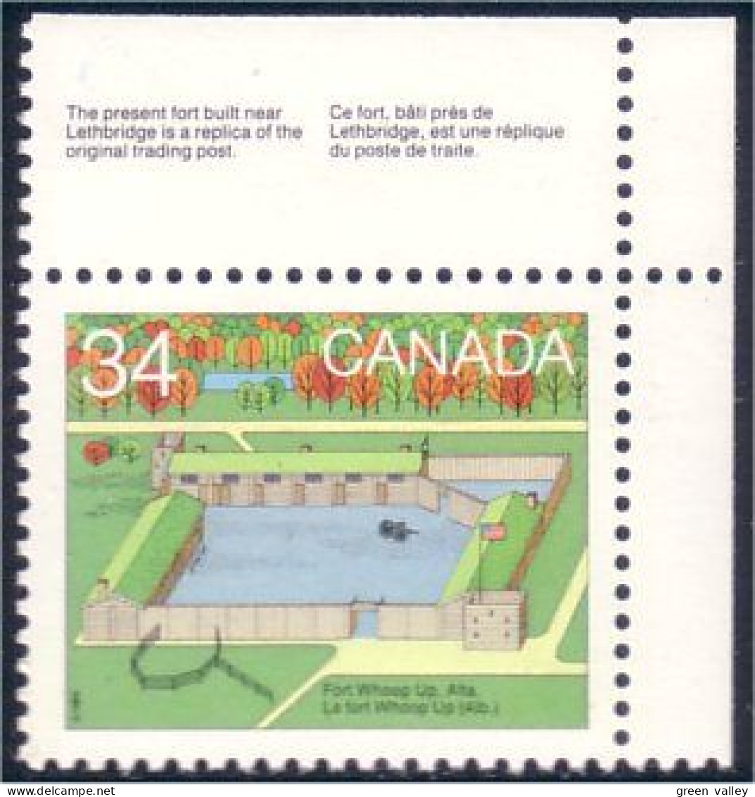 Canada Fort Whoop-Up MNH ** Neuf SC (C10-54a) - Neufs
