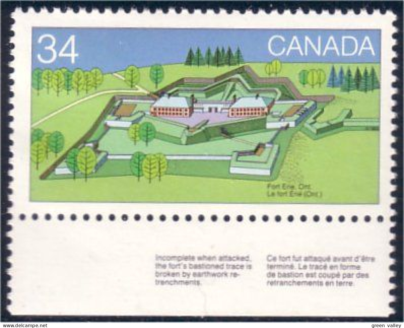 Canada Fort Erie MNH ** Neuf SC (C10-55b) - Militaria