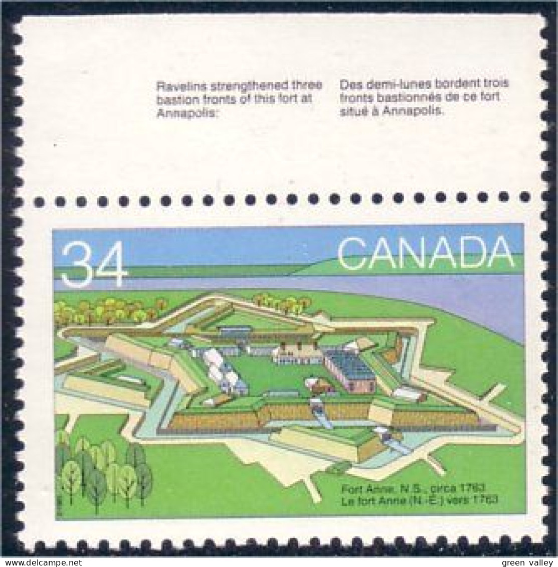 Canada Fort Anne MNH ** Neuf SC (C10-51a) - Neufs