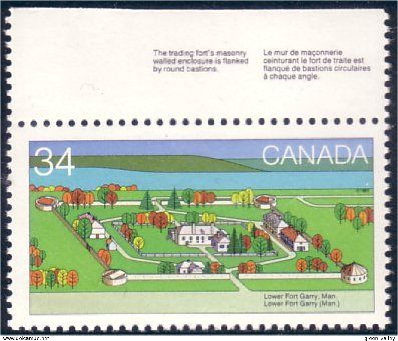 Canada Lower Fort Garry MNH ** Neuf SC (C10-50a) - Unused Stamps