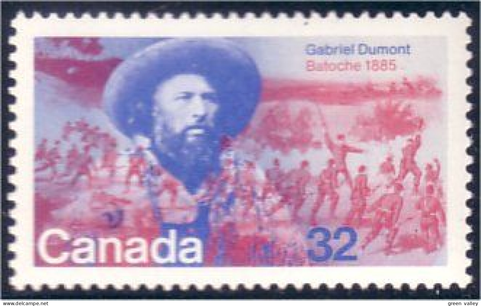 Canada Dumont Bataille De Batoche 1885 MNH ** Neuf SC (C10-49a) - Unused Stamps