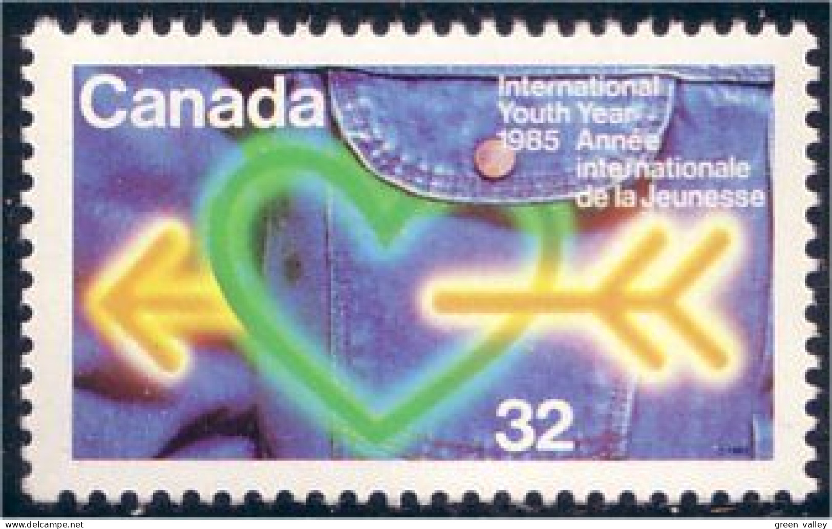 Canada IYY Annee Jeunesse Intern Youth Year MNH ** Neuf SC (C10-45a) - Neufs