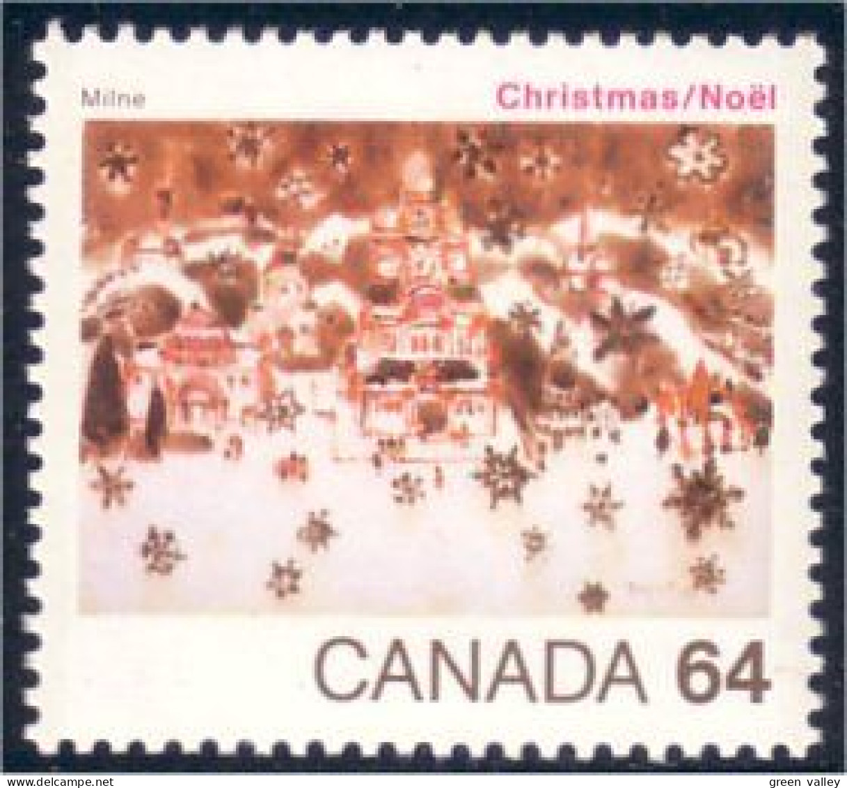 Canada Noel Christmas 1984 MNH ** Neuf SC (C10-42a) - Unused Stamps