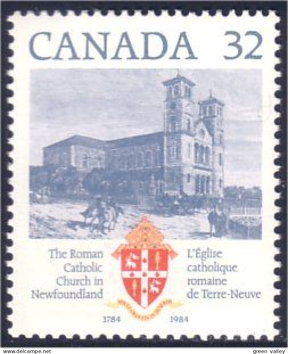 Canada Basilique Eglise Church Basilica St. John's MNH ** Neuf SC (C10-29b) - Christentum