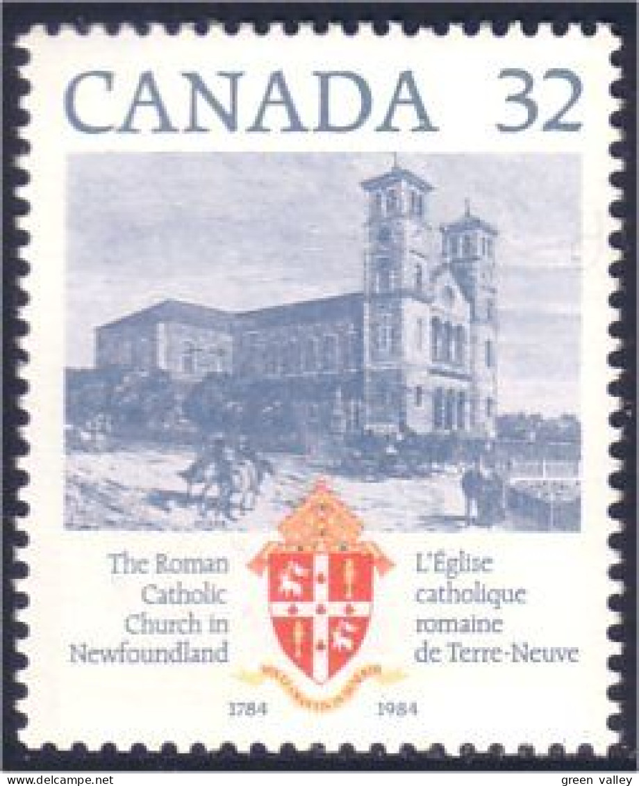 Canada Basilique Eglise Church Basilica St. John's MNH ** Neuf SC (C10-29a) - Neufs