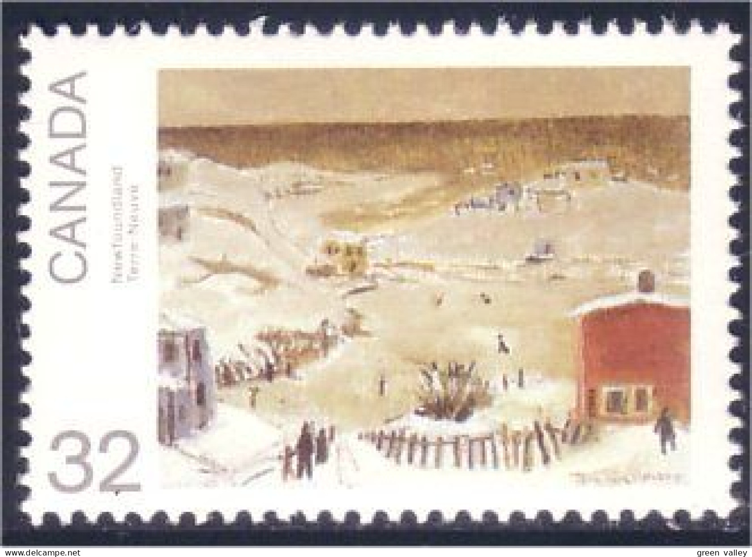 Canada Tableau Newfoundland Terre-Neuve Painting MNH ** Neuf SC (C10-26b) - Autres & Non Classés