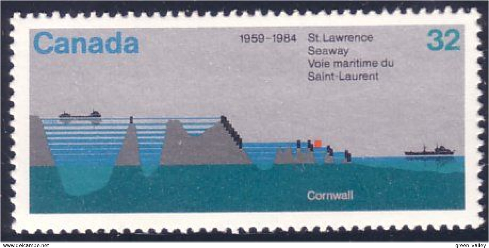 Canada St-Laurent St. Lawrence MNH ** Neuf SC (C10-15c) - Joint Issues