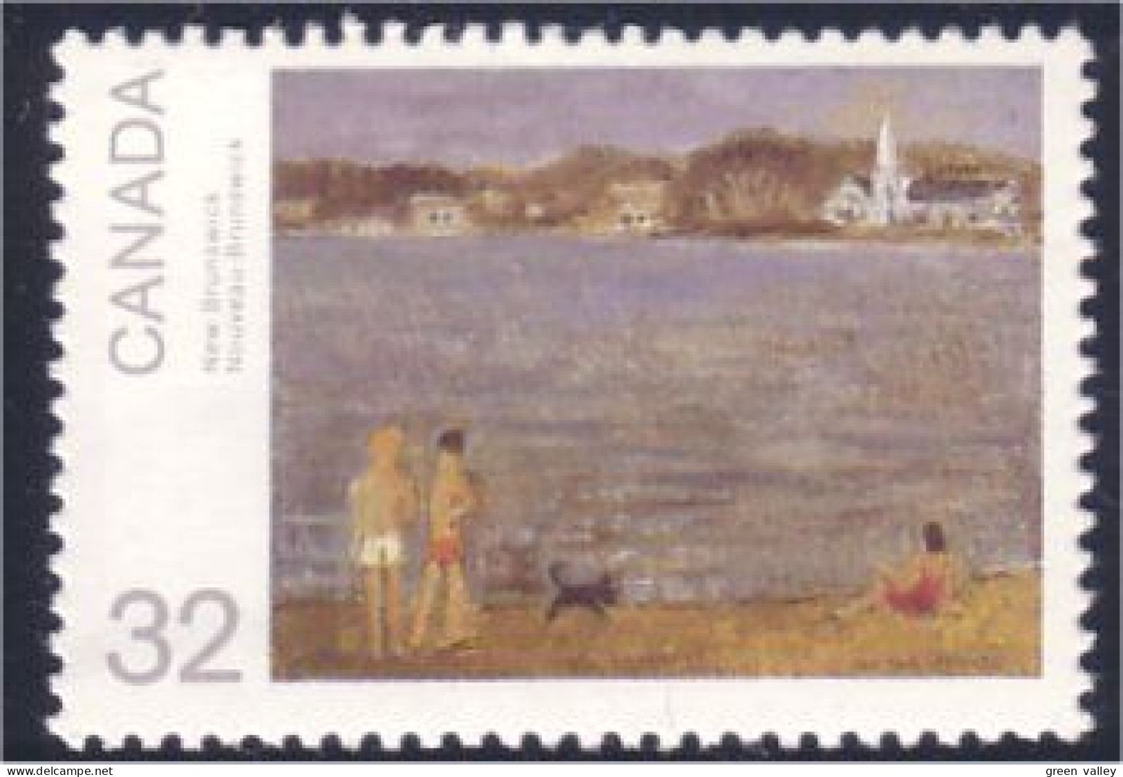Canada Tableau New Brunswick Painting MNH ** Neuf SC (C10-16a) - Unused Stamps