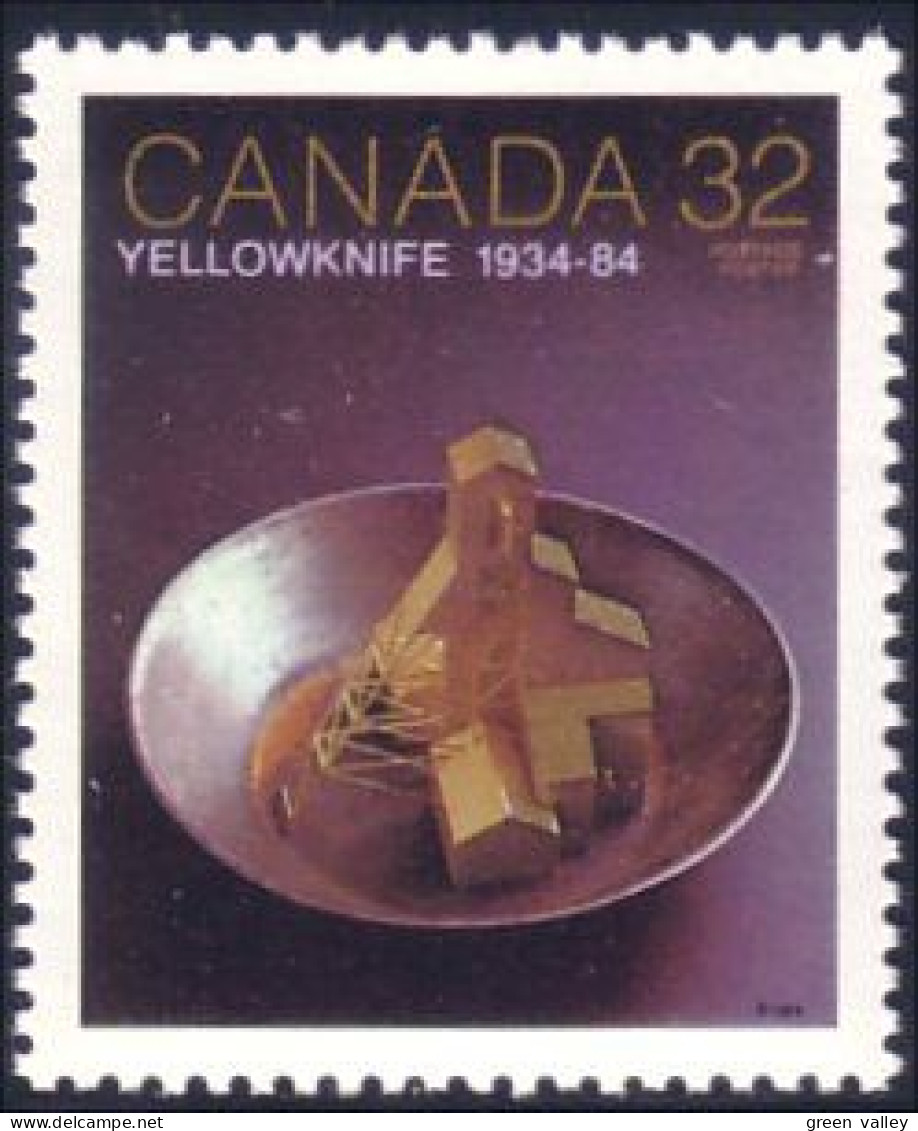 Canada Mine D'or Yellowknife Gold Mine MNH ** Neuf SC (C10-09c) - Altri & Non Classificati